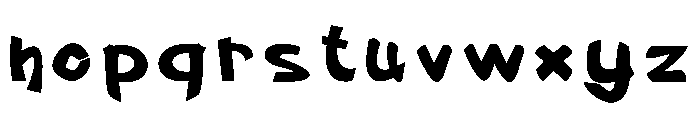 Bhana Regular Font LOWERCASE
