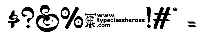 Bhorudyn DEMO Font OTHER CHARS