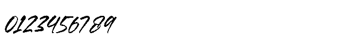 Bhaltron Italic Font OTHER CHARS
