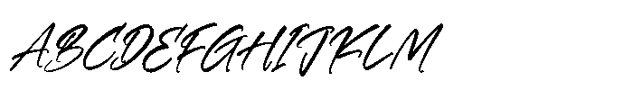 Bhaltron Italic Font UPPERCASE