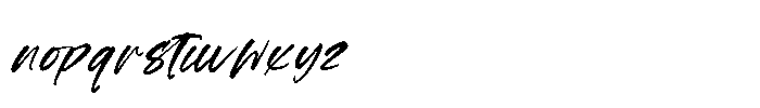 Bhaltron Italic Font LOWERCASE