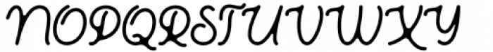 Bhamious Regular Font UPPERCASE