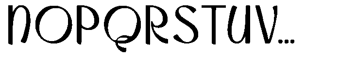 Bharvati Ink Bleed Font UPPERCASE