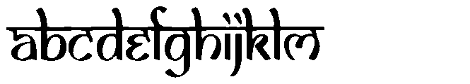 Bharvati Ink Bleed FONT