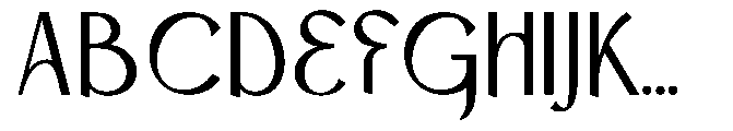 Bharvati Regular Font UPPERCASE