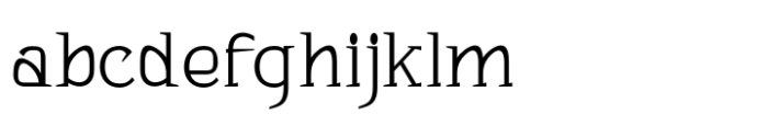 Bhatary Thin Font LOWERCASE