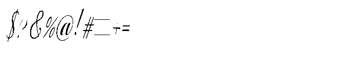 Bheiaga Bold Condensed Slant Font OTHER CHARS