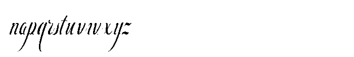 Bheiaga Bold Condensed Slant Font LOWERCASE