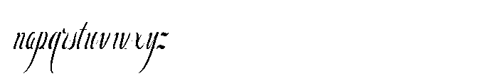 Bheiaga Bold Extra Condensed Slant Font LOWERCASE