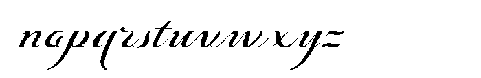 Bheiaga Bold Extra Expanded Slant Font LOWERCASE