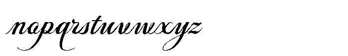 Bheiaga Bold Grade Expanded Slant Font LOWERCASE