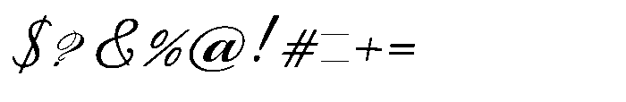 Bheiaga Bold Grade Extra Expanded Slant Font OTHER CHARS