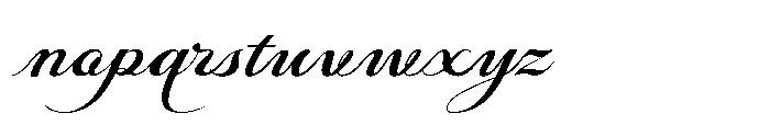 Bheiaga Bold Grade Extra Expanded Slant Font LOWERCASE