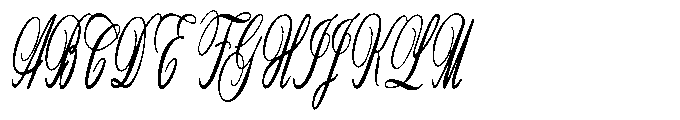Bheiaga Bold Grade Ultra Condensed Slant Font UPPERCASE