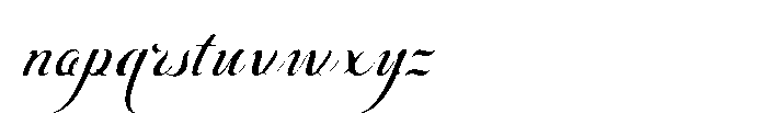 Bheiaga Bold Soft Expanded Slant Font LOWERCASE