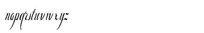 Bheiaga Bold Soft Extra Condensed Slant Font LOWERCASE
