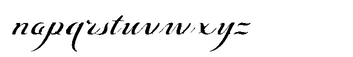 Bheiaga Bold Soft Extra Expanded Slant Font LOWERCASE