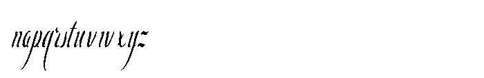 Bheiaga Bold Soft Ultra Condensed Slant Font LOWERCASE