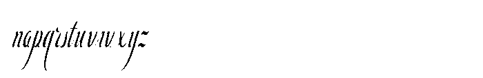 Bheiaga Bold Ultra Condensed Slant Font LOWERCASE