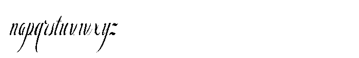Bheiaga Condensed Slant Font LOWERCASE