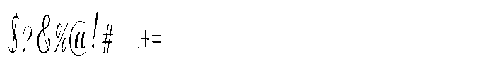 Bheiaga Condensed Font OTHER CHARS