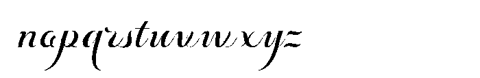 Bheiaga Extra Expanded Font LOWERCASE