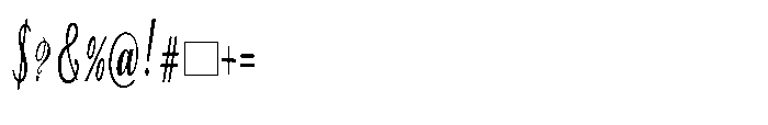 Bheiaga Grade Condensed Font OTHER CHARS
