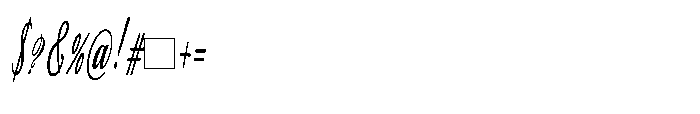 Bheiaga Grade Extra Condensed Slant Font OTHER CHARS