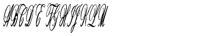 Bheiaga Grade Ultra Condensed Slant Font UPPERCASE