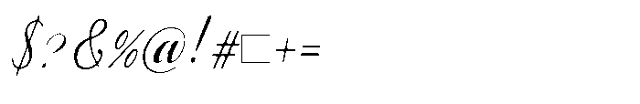 Bheiaga Soft Expanded Slant Font OTHER CHARS