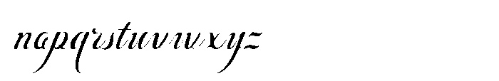 Bheiaga Soft Expanded Slant Font LOWERCASE