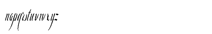 Bheiaga Soft Extra Condensed Slant Font LOWERCASE