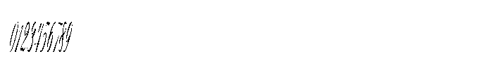 Bheiaga Soft Ultra Condensed Slant Font OTHER CHARS