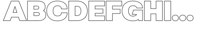 Bheltyne Outline Regular Font UPPERCASE