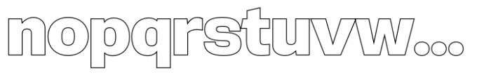 Bheltyne Outline Regular Font LOWERCASE