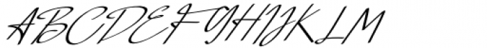 Bhenay Signature Regular Font UPPERCASE
