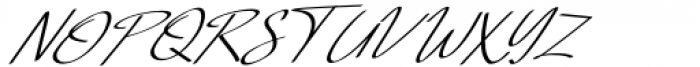 Bhenay Signature Regular Font UPPERCASE