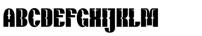 Bhikum Font UPPERCASE