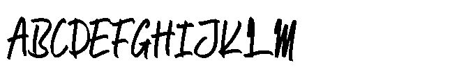 Bhiletha Fileboy Font UPPERCASE