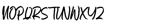 Bhiletha Fileboy Font UPPERCASE