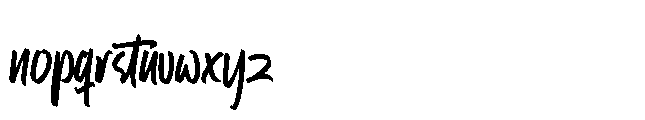 Bhiletha Fileboy Font LOWERCASE