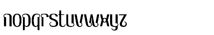 Bhilik Font LOWERCASE