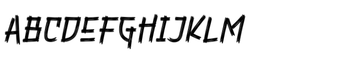 Bhore Punk Thin Font UPPERCASE
