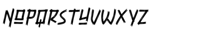 Bhore Punk Thin Font UPPERCASE