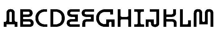 BHV Bold Instance Font UPPERCASE
