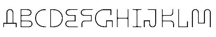 BHV Light Instance Font UPPERCASE