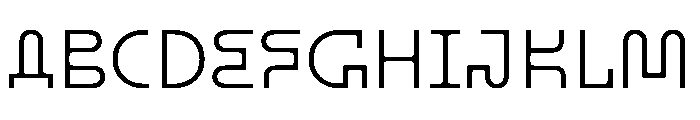 BHV Regular Instance Font UPPERCASE