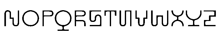 BHV Regular Instance Font UPPERCASE