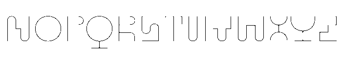 BHV Thin Instance Font UPPERCASE