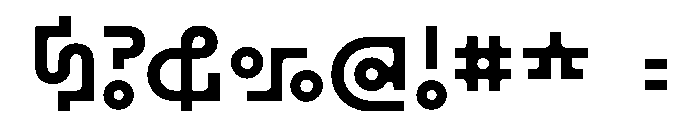 BHVGrotesque Bold Font OTHER CHARS